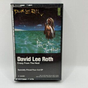 David Lee Roth Crazy From The Heat EP Specially Priced Warner Bros Cassette